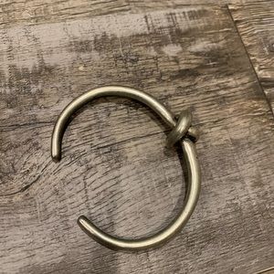 Knot Twist Bracelet Silver Metal